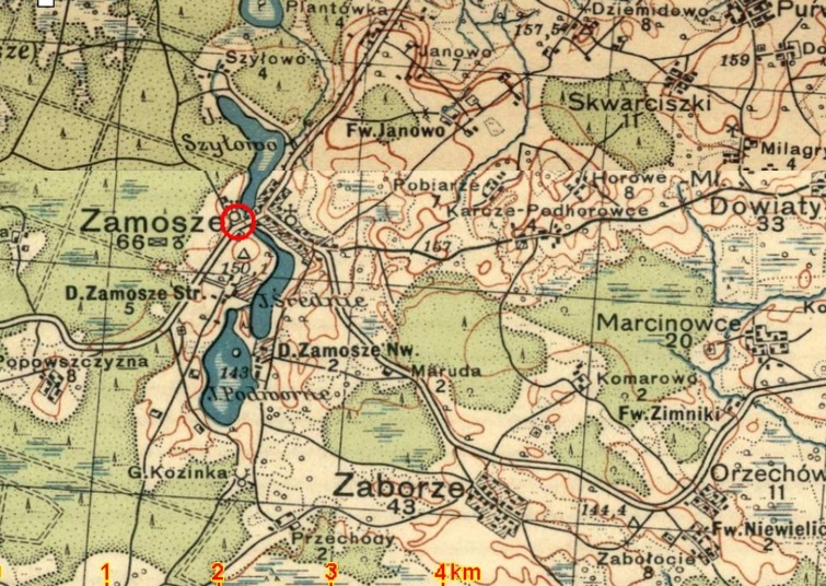 Obrazek Cmentarz katolicki w Zamoszszy (niegdyś Zamosze, dawny Powiat Brasławski) – Pochowani, których nazwiska zaczynają się na litery D – K (obok mogą znajdować się groby, w których pochowane są osoby o nazwiskach zaczynających się na inne litery)