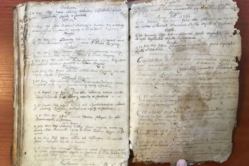 Obrazek Niestandardowe wpisy w księgach kościelnych w okolicach Brasławia